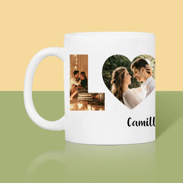 Collage Photo De Lettre: Love De Tes Photos - Le Mug