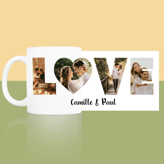 Collage Photo De Lettre: Love De Tes Photos - Le Mug