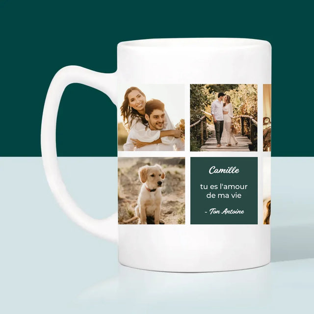 Le Collage Photo: Collage D'Amour - Le Mug