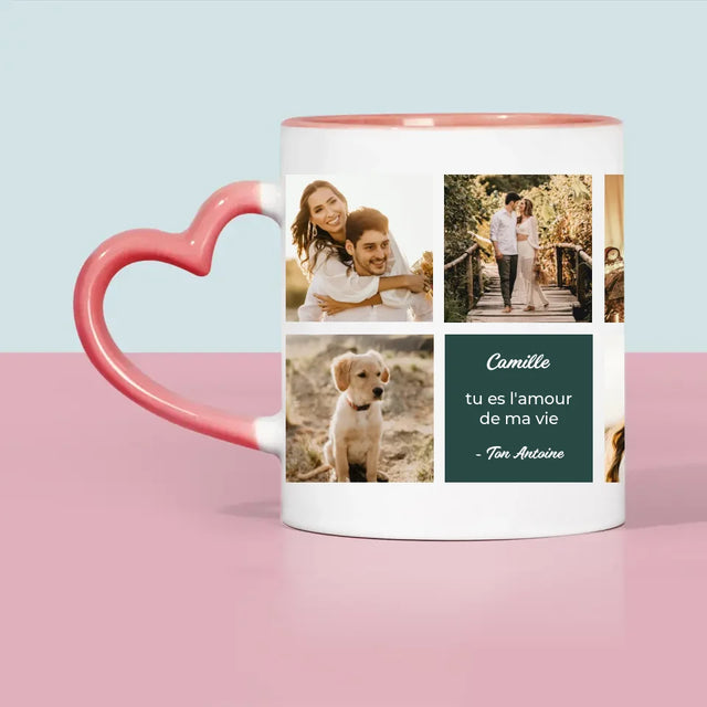 Le Collage Photo: Collage D'Amour - Le Mug