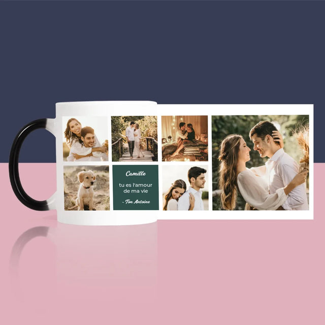 Le Collage Photo: Collage D'Amour - Le Mug