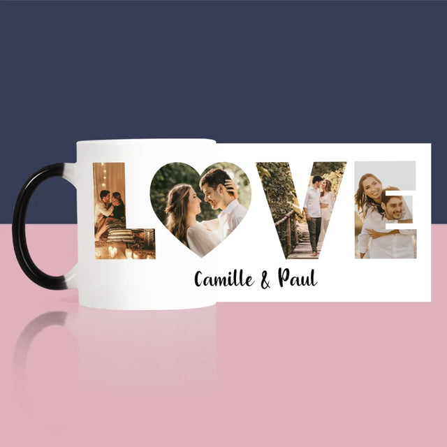 Collage Photo De Lettre: Love De Tes Photos - Le Mug