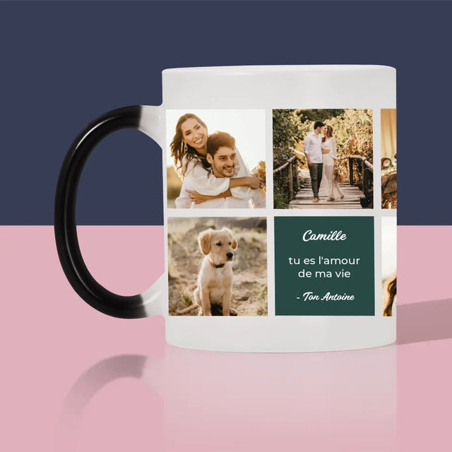 Le Collage Photo: Collage D'Amour - Le Mug