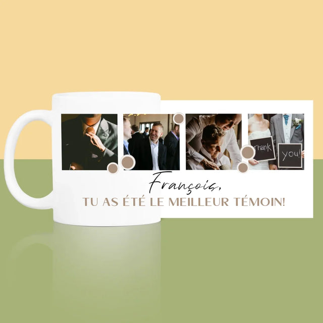 Collage Photo: Merci, Collage De Photos Pour Le Témoin - Le Mug