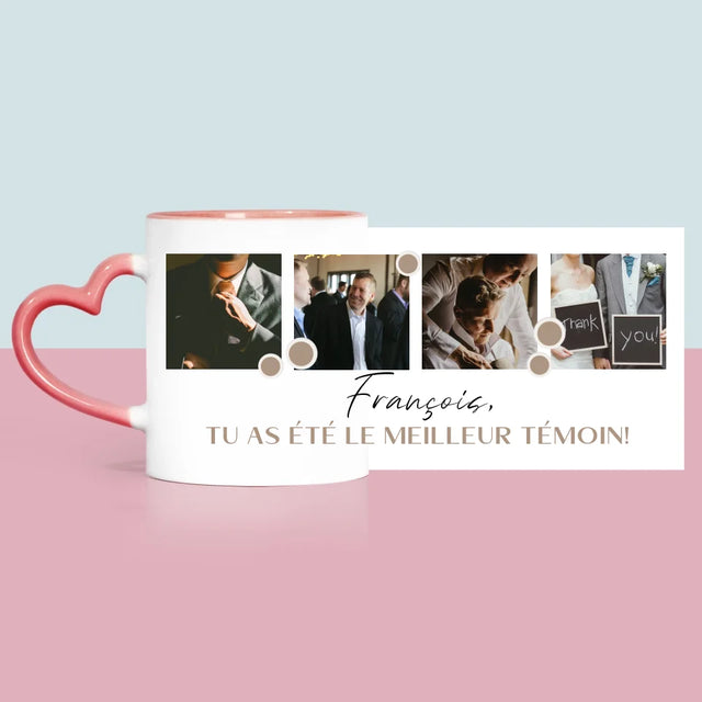 Collage Photo: Merci, Collage De Photos Pour Le Témoin - Le Mug