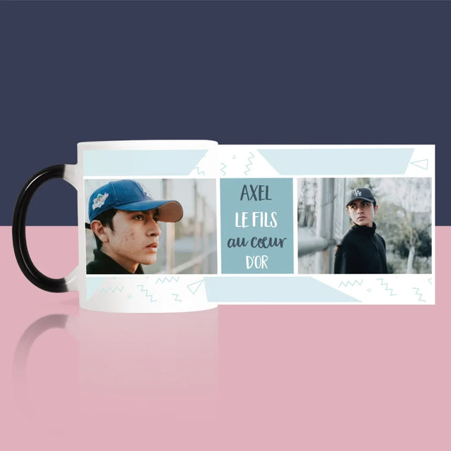 Collage Photo: Le Fils Au Cœur D'Or - Le Mug