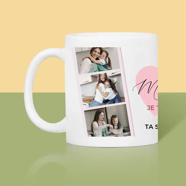 Collage Photo: Maman - Le Mug