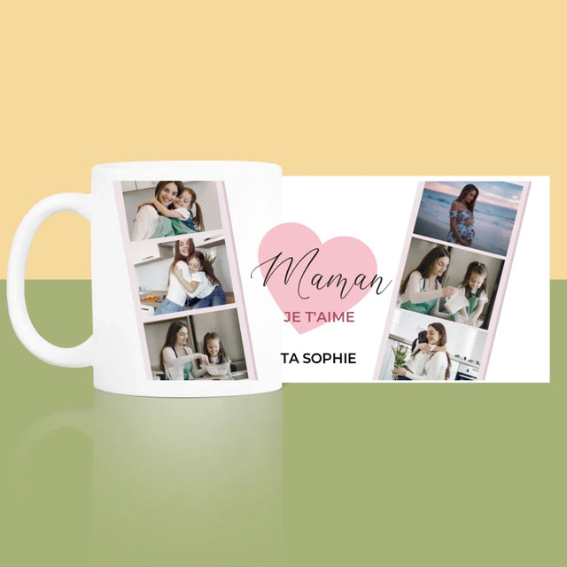 Collage Photo: Maman - Le Mug