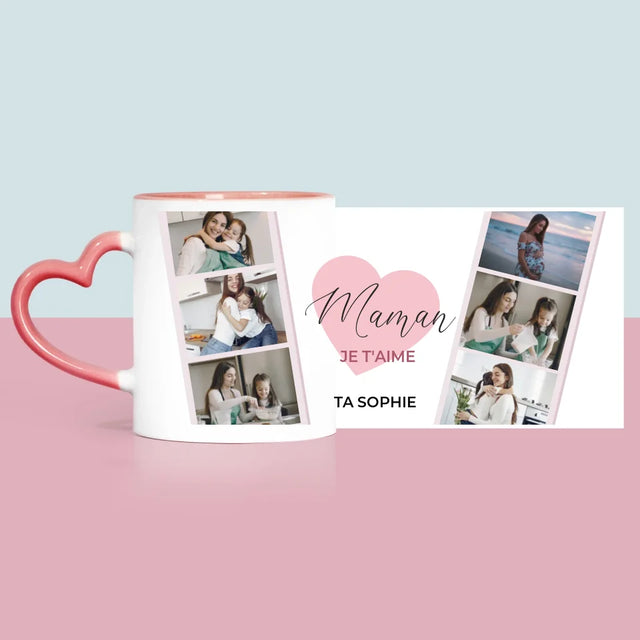 Collage Photo: Maman - Le Mug