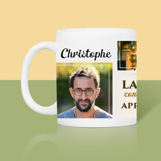 Collage Photo: La Vie Commence À 50 - Le Mug