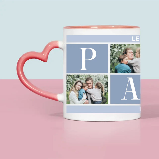 Collage Photo: Meilleur Collage De Papa - Le Mug