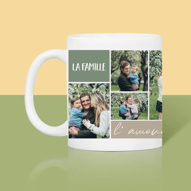 Collage Photo: Collage De Photos De Famille - Le Mug