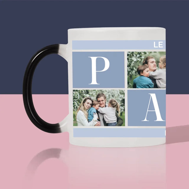 Collage Photo: Meilleur Collage De Papa - Le Mug