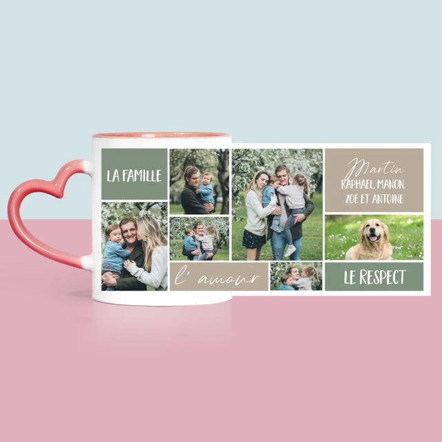 Collage Photo: Collage De Photos De Famille - Le Mug