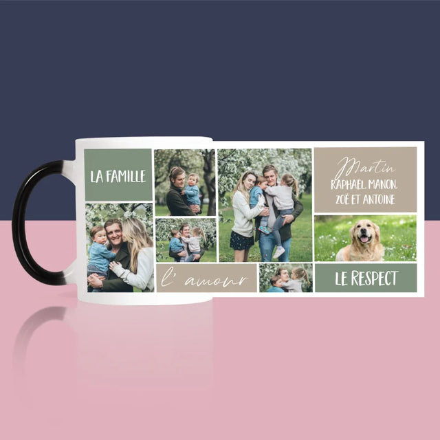 Collage Photo: Collage De Photos De Famille - Le Mug