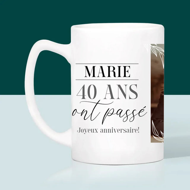 Collage Photo: 40 Ans Ont Passé - Le Mug