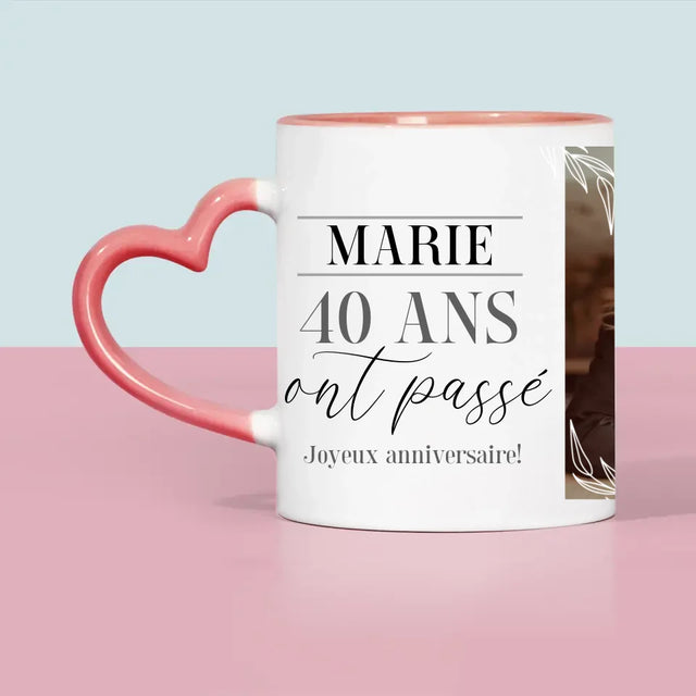 Collage Photo: 40 Ans Ont Passé - Le Mug