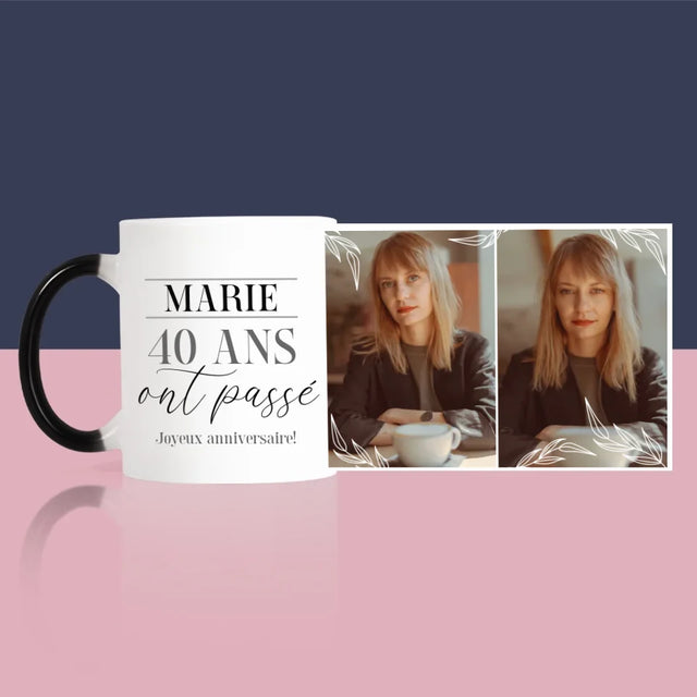 Collage Photo: 40 Ans Ont Passé - Le Mug