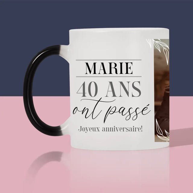 Collage Photo: 40 Ans Ont Passé - Le Mug