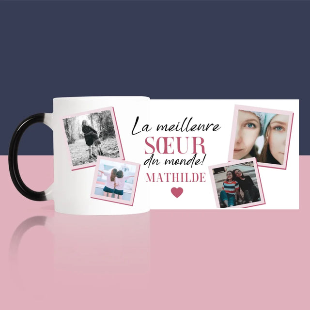 Collage Photo: La Meilleure Sœur - Le Mug