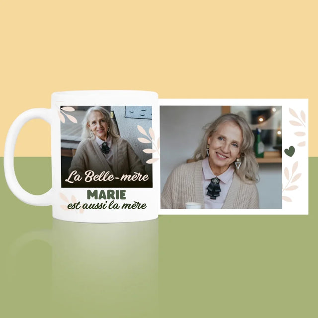 Collage Photo: Belle-Mère Est Aussi Une Mère - Le Mug