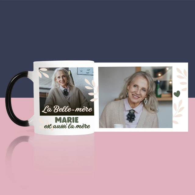 Collage Photo: Belle-Mère Est Aussi Une Mère - Le Mug