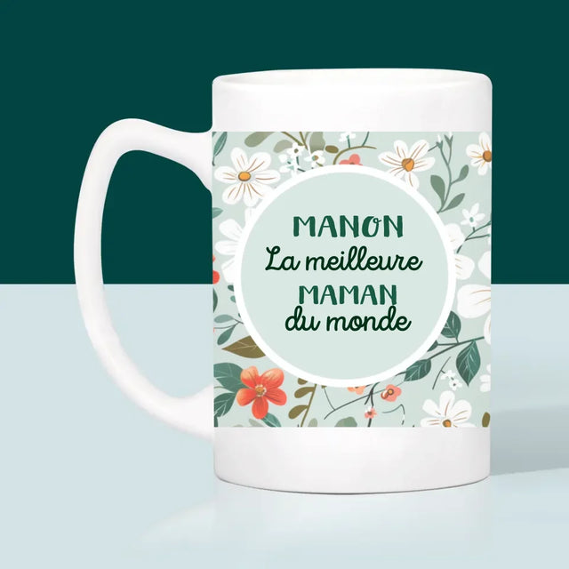 Photo Et Texte: Meilleure Maman De Fleurs - Le Mug