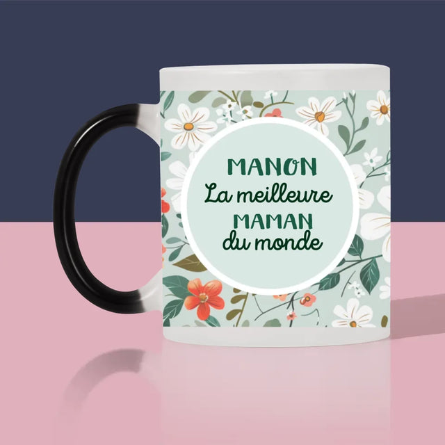 Photo Et Texte: Meilleure Maman De Fleurs - Le Mug