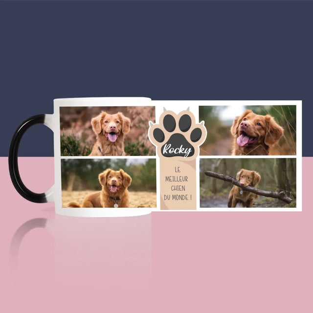 Collage Photo: Le Meilleur Chien - Le Mug