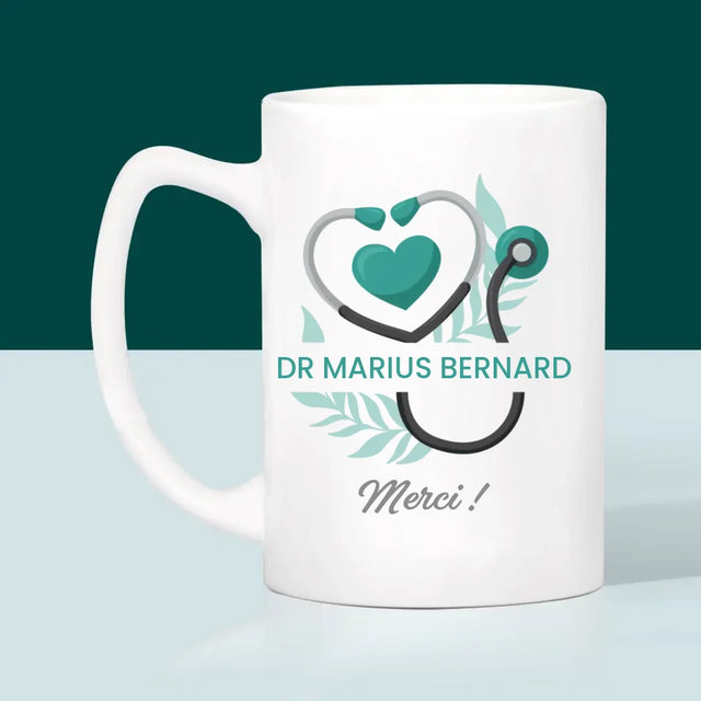 Monogramme: Médecin, Merci - Le Mug