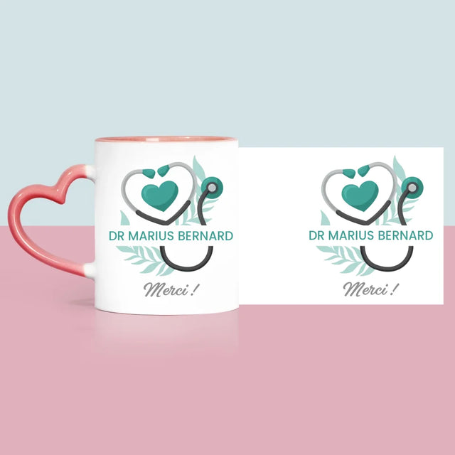 Monogramme: Médecin, Merci - Le Mug