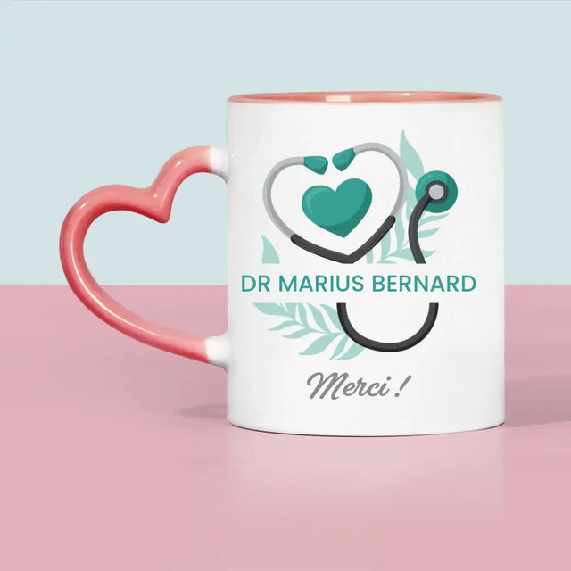 Monogramme: Médecin, Merci - Le Mug