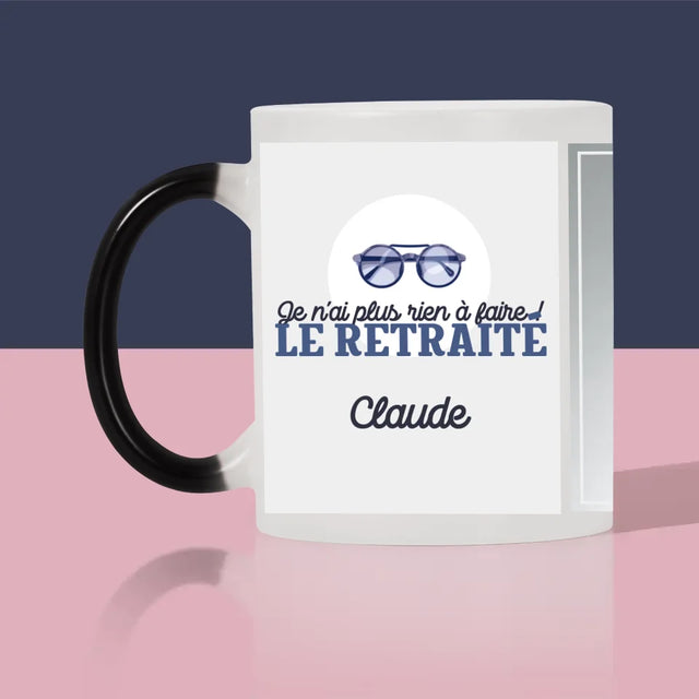 Photo Et Texte: Je N'Ai Rien À Faire ! Retraité - Le Mug