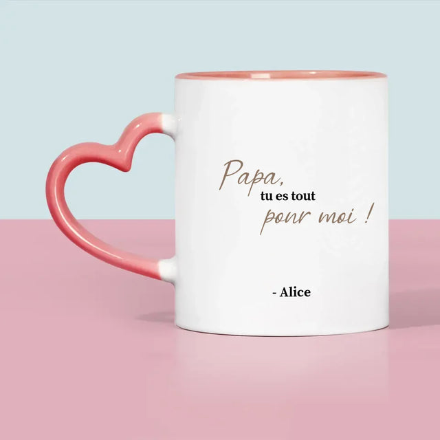 Photo Et Texte: Carte Pour Papa - Le Mug