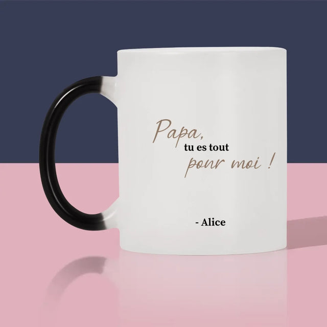 Photo Et Texte: Carte Pour Papa - Le Mug