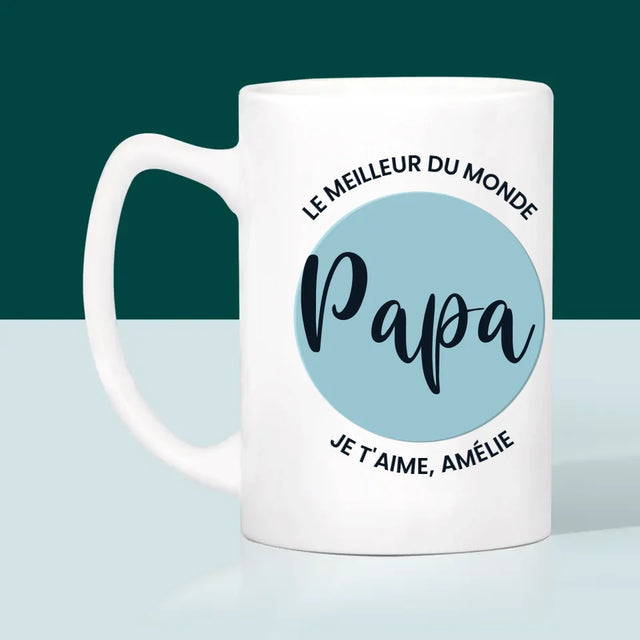 Photo Et Texte: Le Meilleur Du Monde Papa  - Le Mug