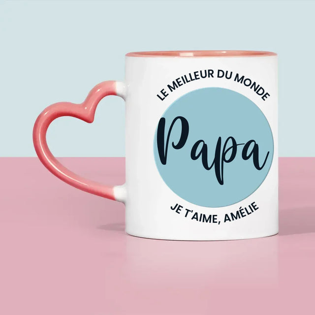 Photo Et Texte: Le Meilleur Du Monde Papa  - Le Mug