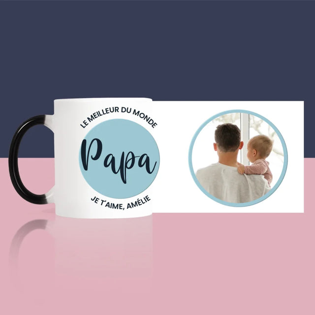 Photo Et Texte: Le Meilleur Du Monde Papa  - Le Mug