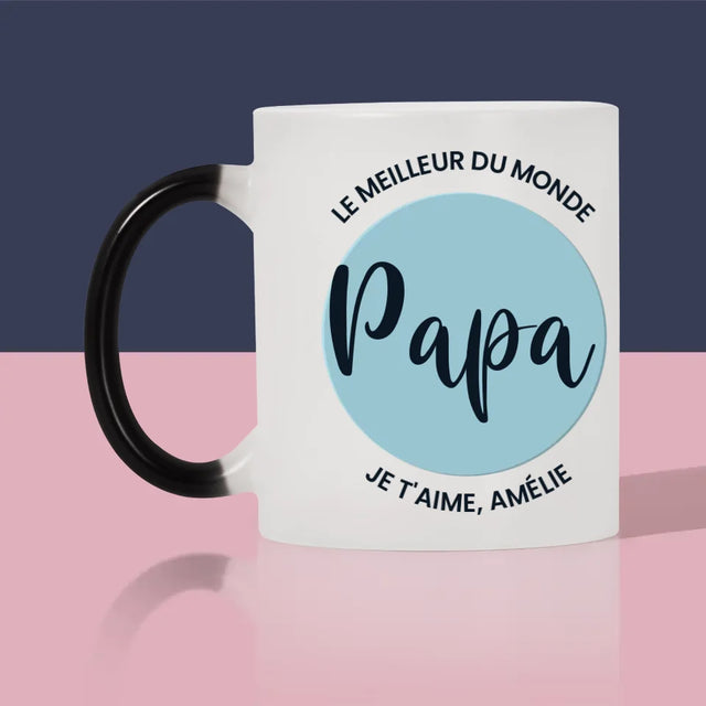 Photo Et Texte: Le Meilleur Du Monde Papa  - Le Mug