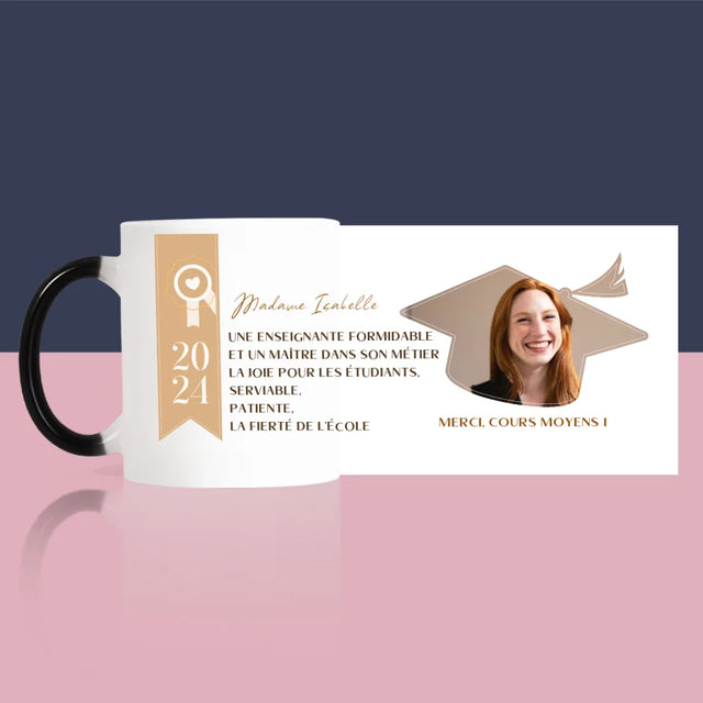 Photo Et  Texte: Diplôme Pour Un Enseignant - Le Mug