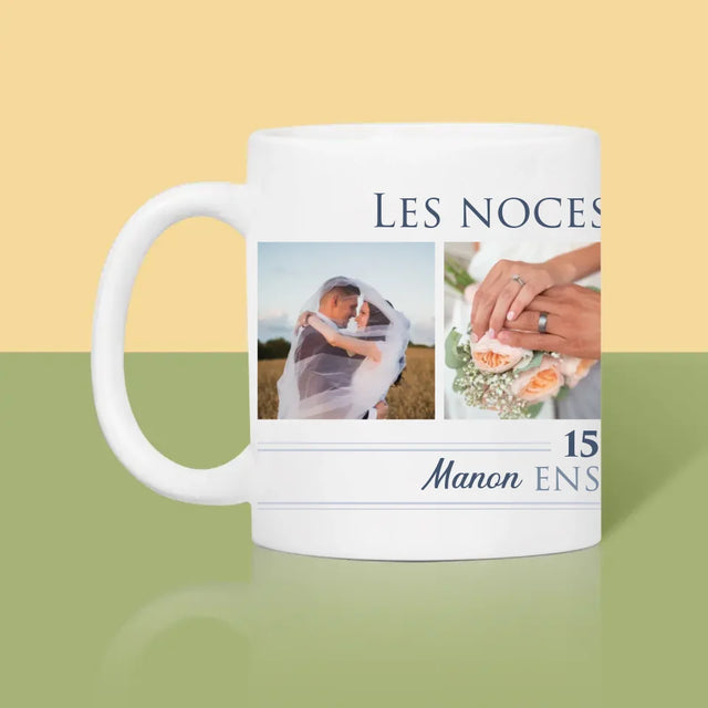 Collage Photo: 15 Ans Ensemble - Le Mug