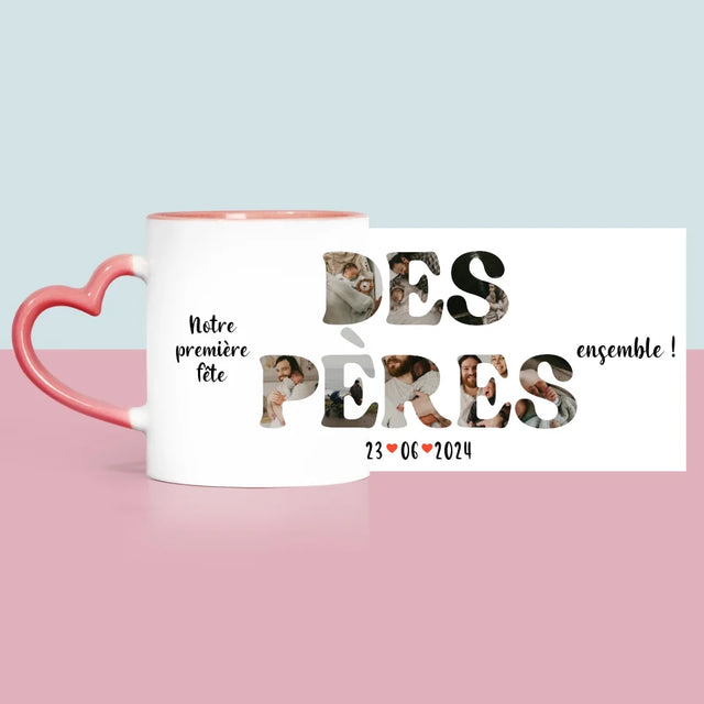 Collage Photo De Lettre: Notre Première Fête Des Pères - Le Mug