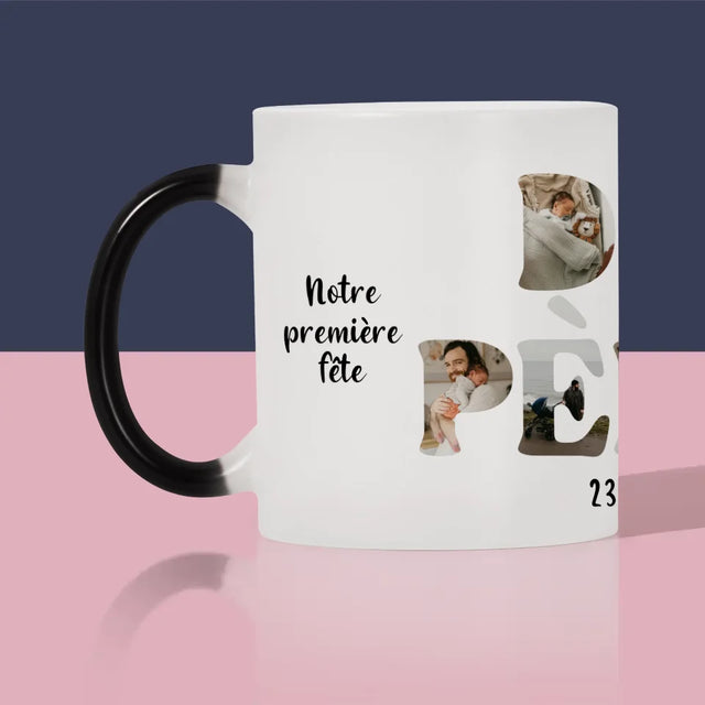 Collage Photo De Lettre: Notre Première Fête Des Pères - Le Mug