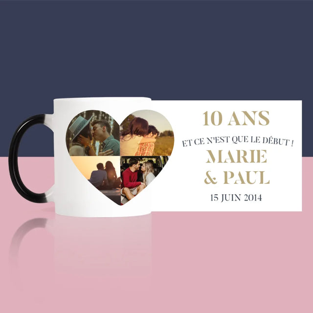 Forme Des Photos: Anniversaire De Mariage Coeur - Le Mug