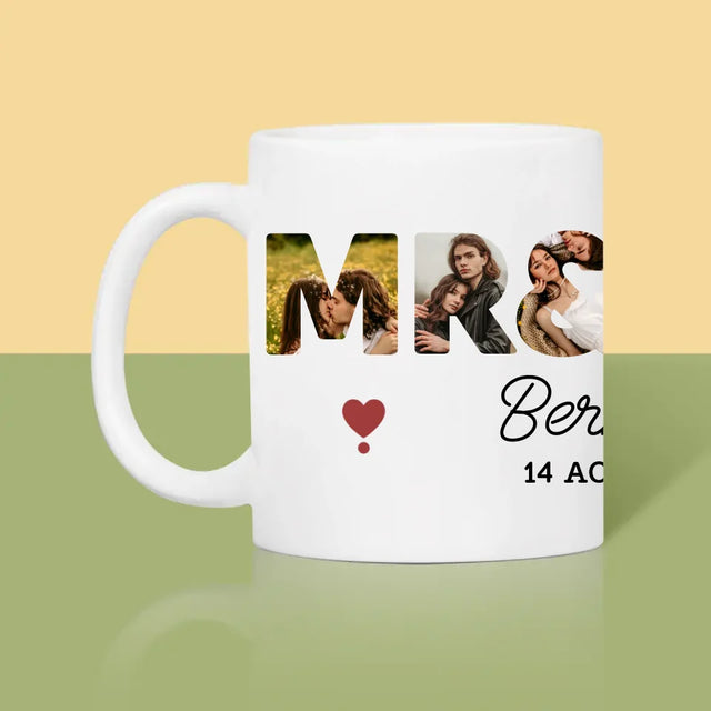 Collage Photo De Lettre: Mr&Mrs - Le Mug