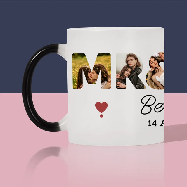 Collage Photo De Lettre: Mr&Mrs - Le Mug