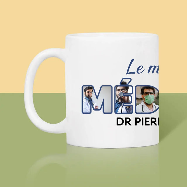 Collage Photo De Lettre: Le Meilleur Médecin - Le Mug