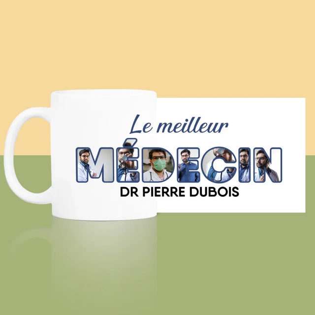 Collage Photo De Lettre: Le Meilleur Médecin - Le Mug