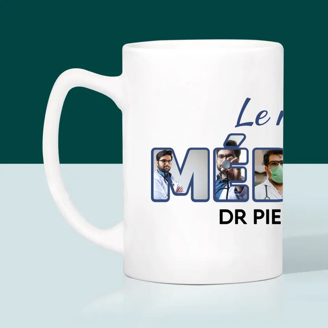 Collage Photo De Lettre: Le Meilleur Médecin - Le Mug