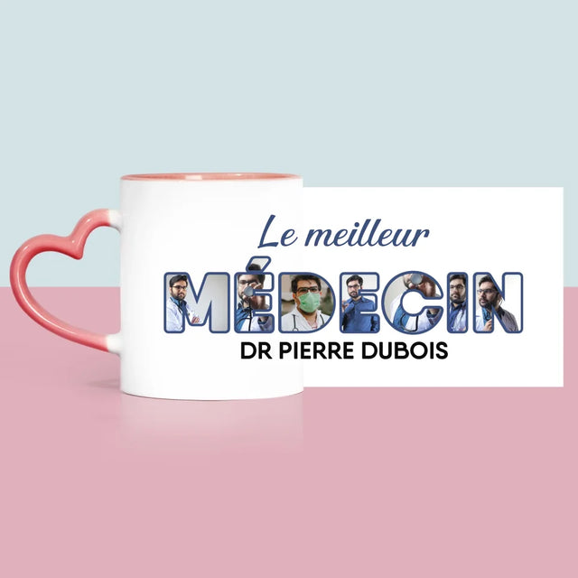 Collage Photo De Lettre: Le Meilleur Médecin - Le Mug